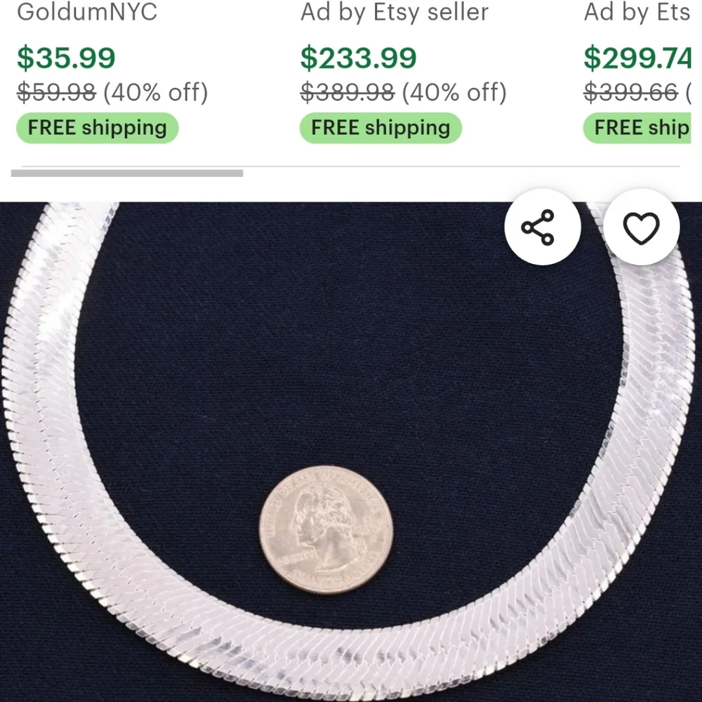 Solid silver - Picture 3 of 4